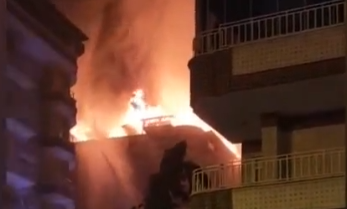 Batman’da bir apartmanın teras katında