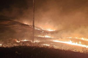 Çüngüş’te Orman Yangını : Vatandaş Müdahale Ediyor