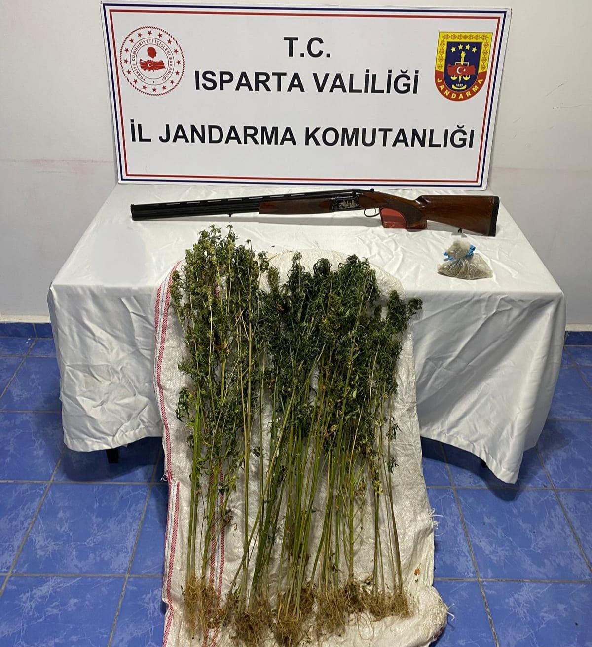 Isparta İl Jandarma Komutanlığı, uyuşturucu