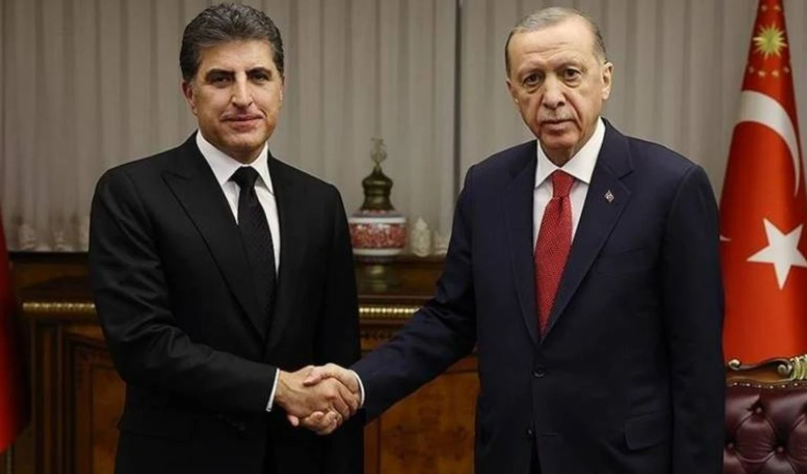 Cumhurbaşkanı Erdoğan, Barzani ile Görüştü