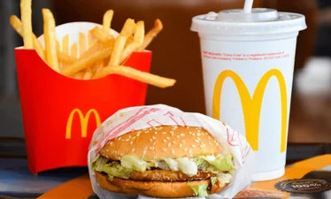 ABD'de McDonald's restoranlarında tüketilen hamburgerlerin,