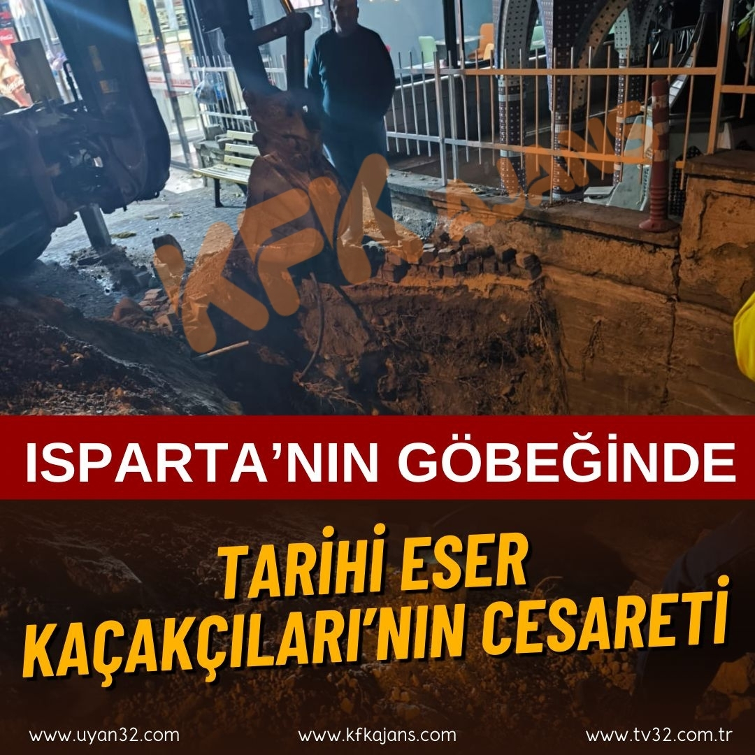 Isparta’da Şehrin Ortasında Define Avcıları