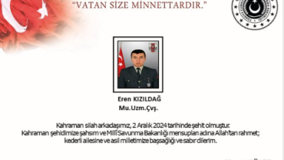 Milli Savunma Bakanlığı, Irak’ın kuzeyindeki