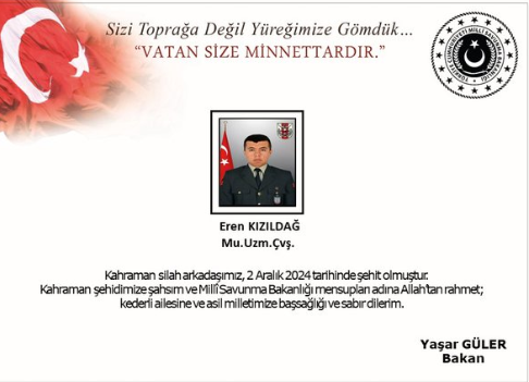 Milli Savunma Bakanlığı, Irak’ın