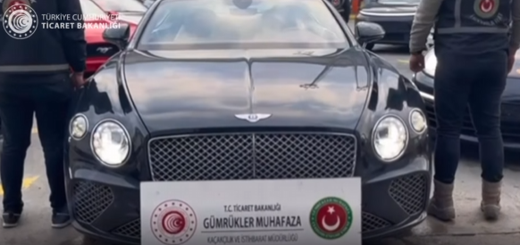540 Milyon TL Değerinde Lüks Araçlara El Konuldu