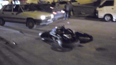 Burdur'un Gölhisar ilçesinde motosiklet kazasında