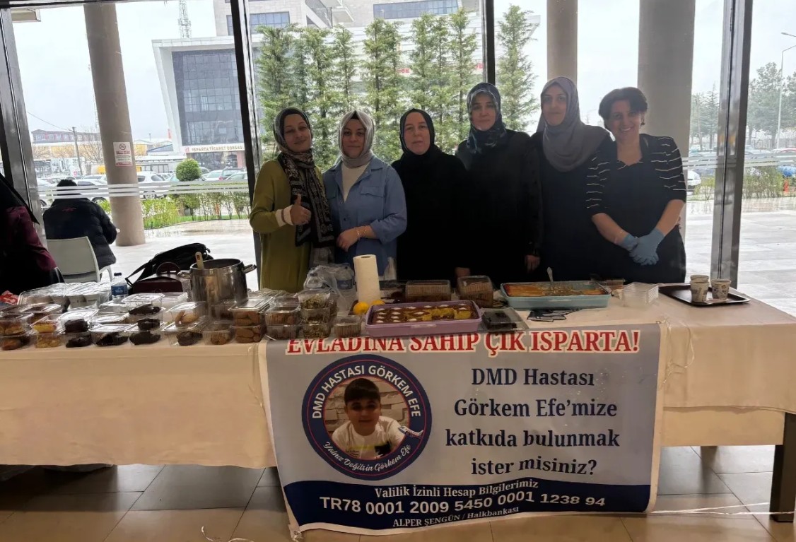 Isparta’da DMD Kas Hastası Çocuk İçin Umut Kermesi