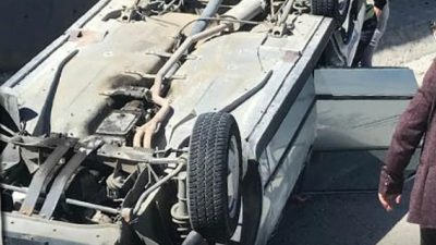 Burdur- Antalya karayolunda kontrolden çıkan