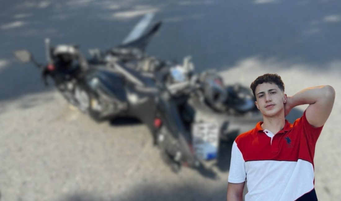 Burdur'da meydana gelen motosiklet