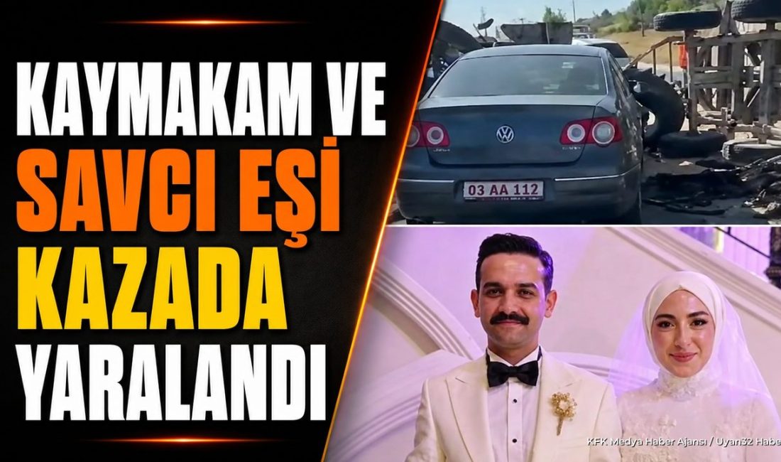 Kaymakam Çınarka Trafik Kazasında Yaralandı AFYON (KFK Ajans) –