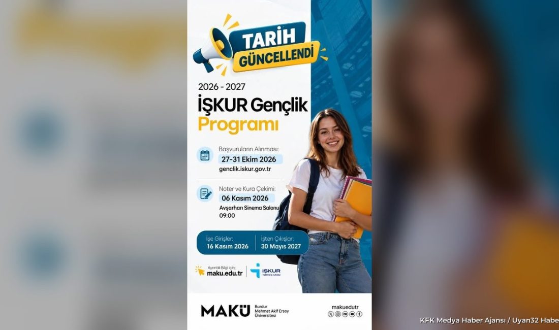 MAKÜ Bünyesinde Bin Kişilik İŞKUR İstihdamı BURDUR (İHA) – Burdur Mehmet