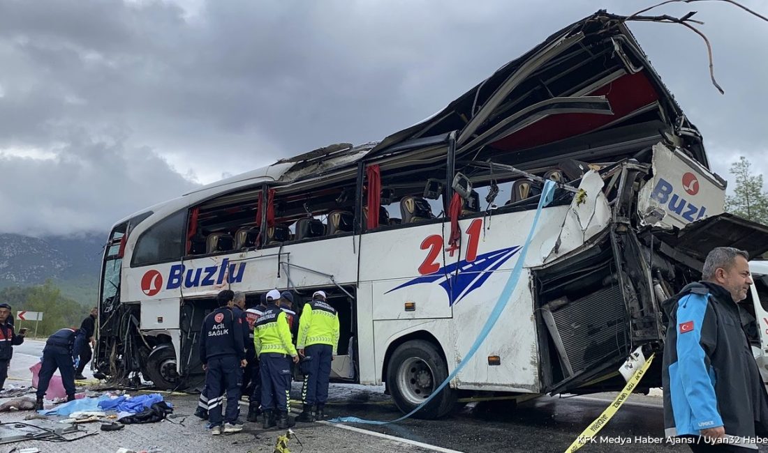 Burdur’da Feci Otobüs Kazası: 1 Ölü BURDUR (KFK Ajans) – Burdur’un
