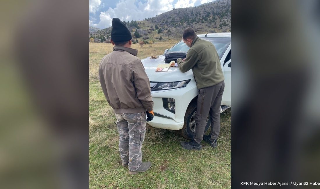 Isparta’da doğa koruma ekiplerinin