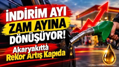 Kasım ayının gelişiyle birlikte akaryakıt