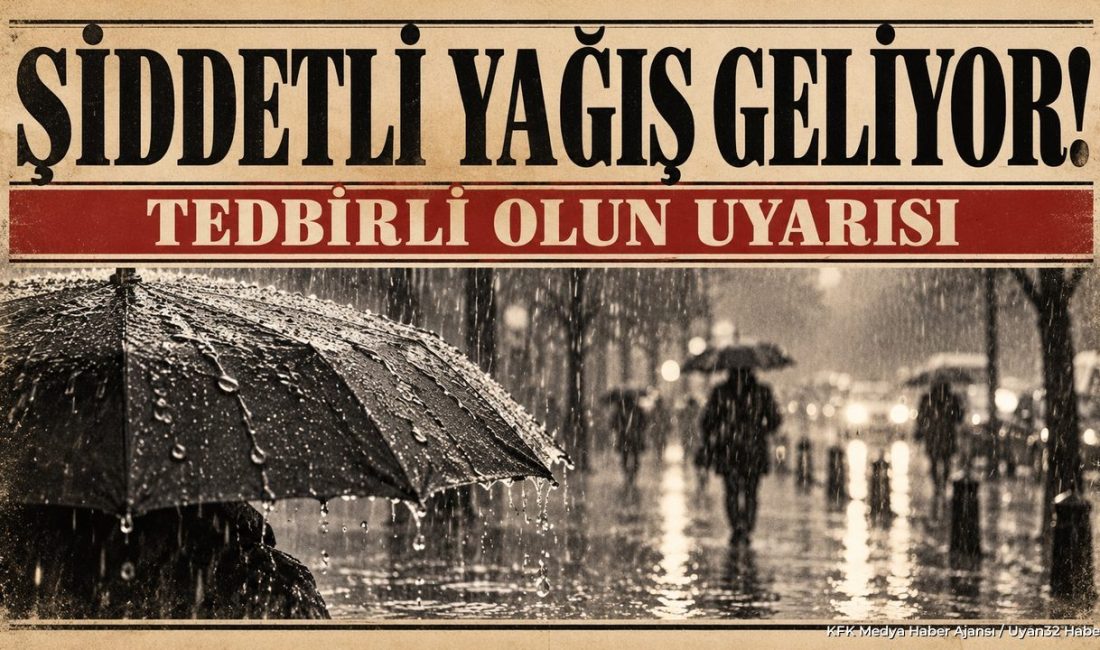 29 İlde Şiddetli Yağış Uyarısı ISPARTA (KFK Ajans) –